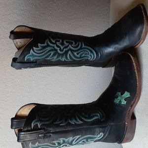 Tony Lama Boots with a Cross